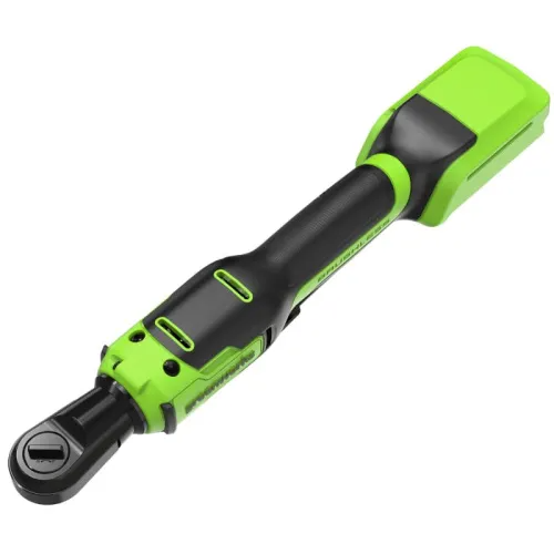 Гайковёрт-трещотка удлиненная, редуктор 70 мм, аккумуляторная Greenworks 24V GD24RW 3804007, бесщеточная, без АКБ и ЗУ, в сумке